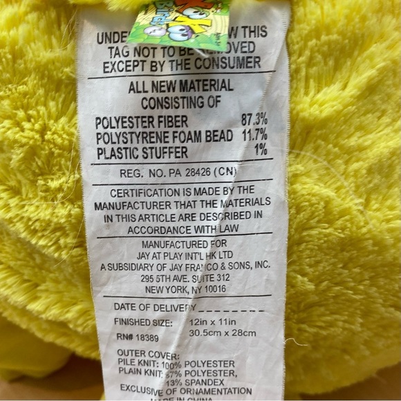 KooKoo Zoo Jay at Play Yellow Bird Plush 14 inch Angry Birds - Picture 8 of 9